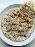 Vellutata di cicerchie, castagne e salsiccia