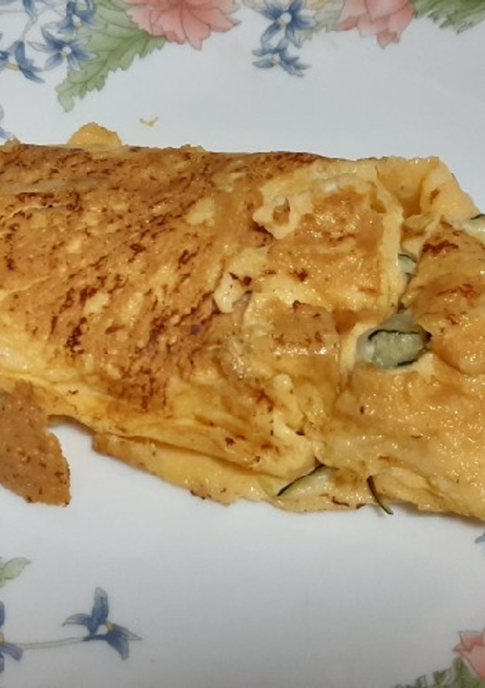 Una foto de Tortillas individuales de calabacín y queso crema