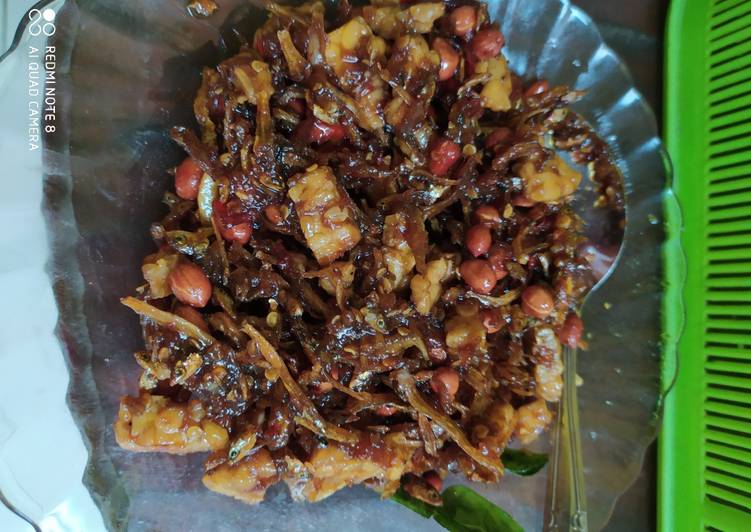 Cara Gampang Membuat Oseng teri kacang tempe Anti Gagal