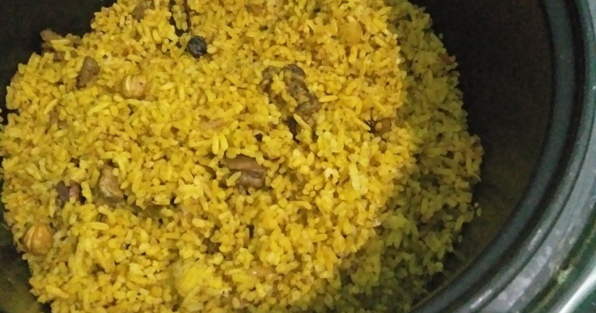 Resep nasi arab rice cooker rumahan enak dan mudah - Cookpad