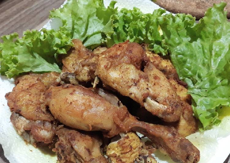 Resep AYAM GORENG Bumbu Ungkep Instant yang Menggugah Selera