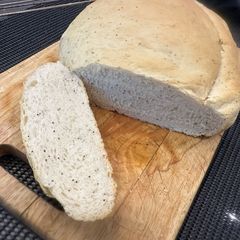 A picture of Freash Bakers Yeast - Poppy Bread Loaf. Quick and simple and amazing - why buy :P ENJOY :P.