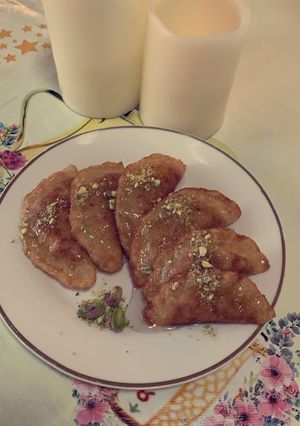 صورة لوصفة قطايف بالجبنة