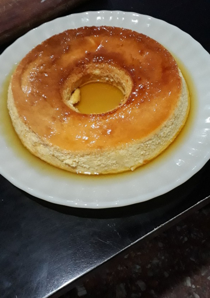 Una foto de Flan con leche condensada