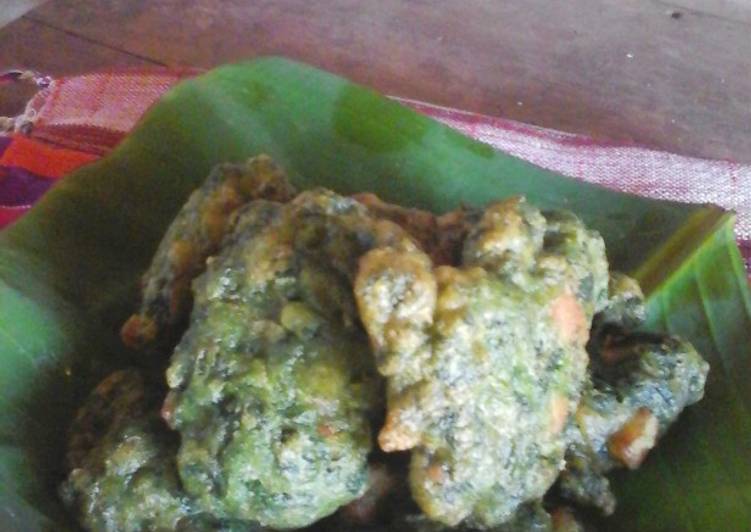 Resep masakan Bakwan Daun Singkong | Resep Membuat Bakwan Daun Singkong Yang Enak Dan Lezat