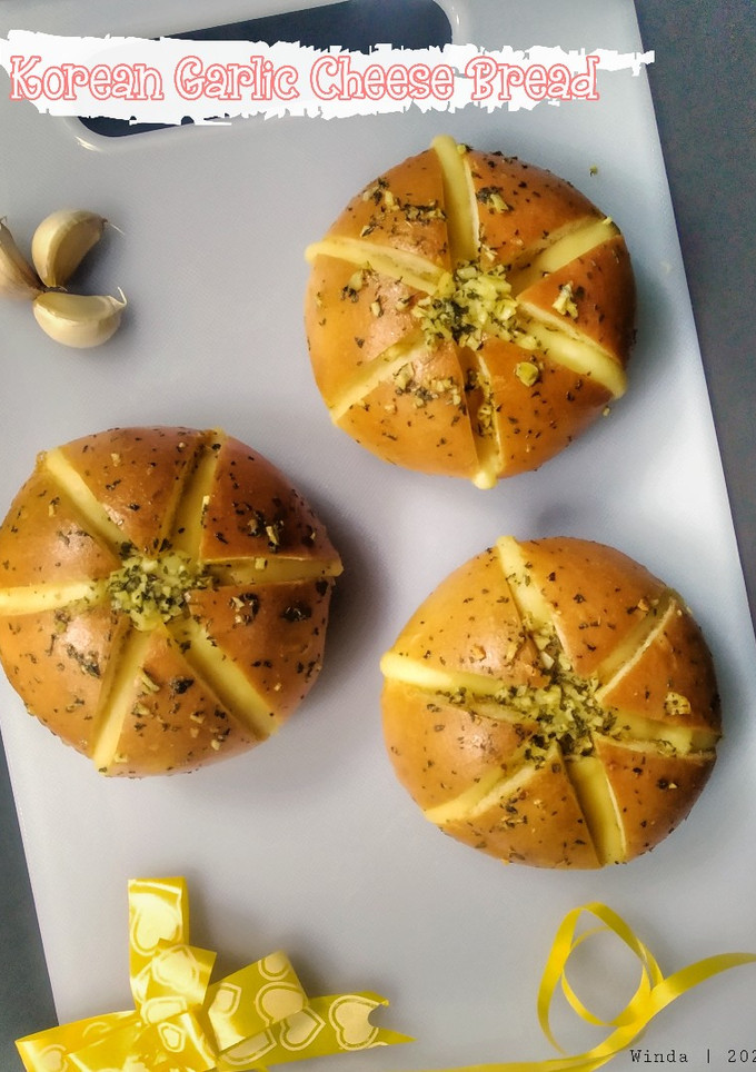 Foto resep Korean Garlic Cheese Bread