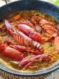 Paella con Astice