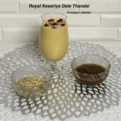 A picture of "Royal Kesariya Date Thandai (Sugar-Free Version)".