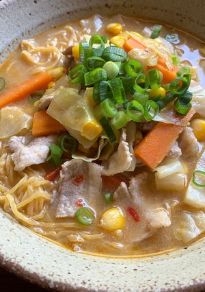 A picture of Quick & Easy Miso Ramen for One Person.