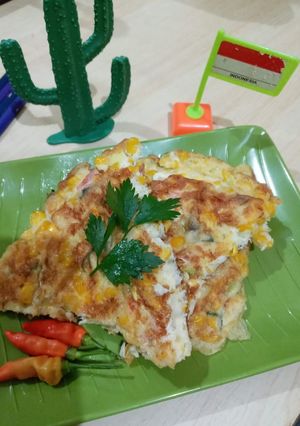 Foto resep Telur Dadar Jagung
