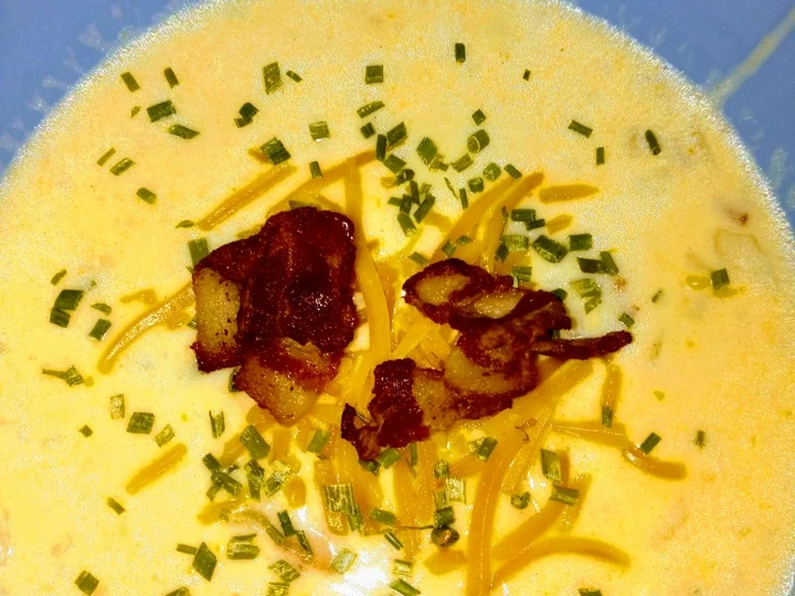 Easy Steps Prepare Recipes Creamy Loaded Potato Soup the So Delicious Tasty.