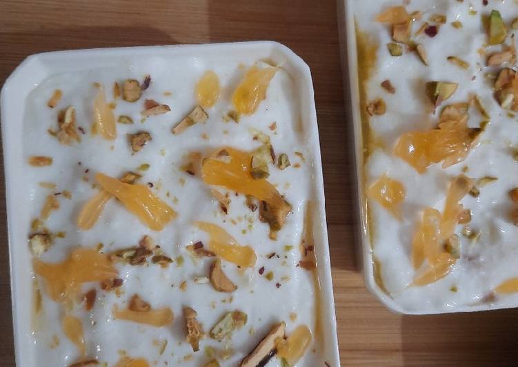 Easiest Way to Make Homemade Orange custard pudding