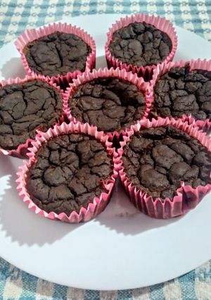 Una foto de Muffins de manzana en licuadora