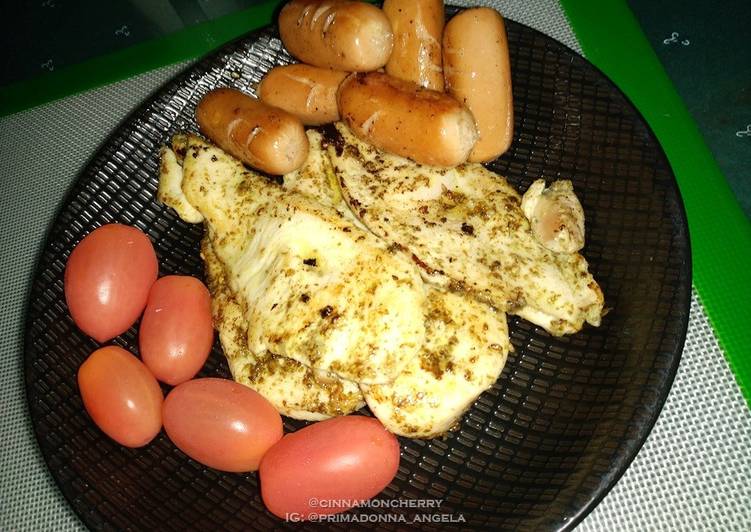 Recipe of Homemade Za&#39;atar Chicken
