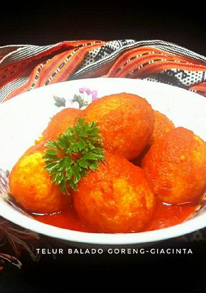 Foto resep Telur Goreng Balado (#pr_recook masakan pedas)