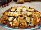 Rollitos de berenjena con tomate