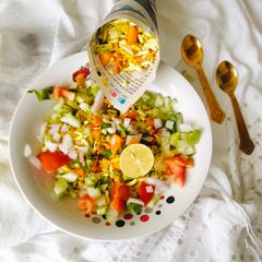 A picture of Kara pori chaat (Crunchy and Flavorful Evening Snacks).