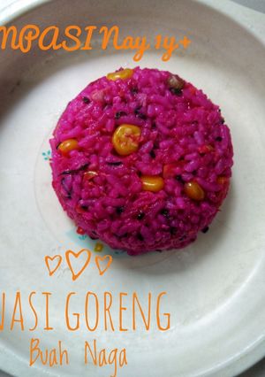 Foto resep Nasi goreng buah naga (MPASI 1y+)