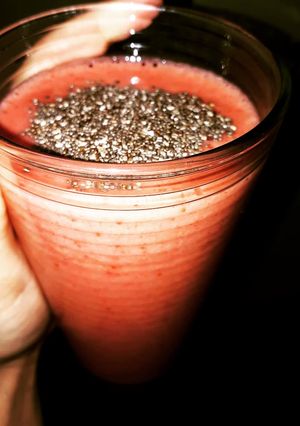 Banán-eper smoothie recept fotója