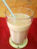 "Smoothie" vegano de tarta de manzana y almendras