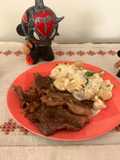 Carne con papas “Candado brazo”