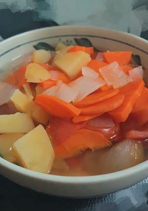รูปของ ซุปมันฝรั่งหม้อหุงข้าว