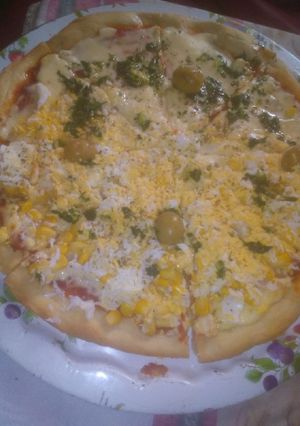 Una foto de Pizza casera