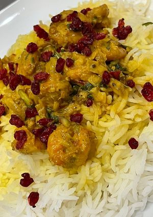 صورة لوصفة روبيان بالكريمة و الزعفران