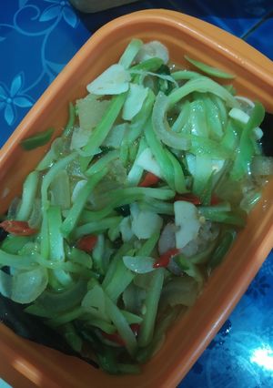 Foto resep Tumis labu siam kikil