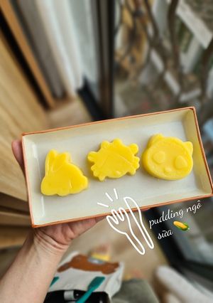 Hình của món Pudding ngô ngọt 🌽.