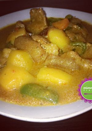 A picture of Goat Curry.