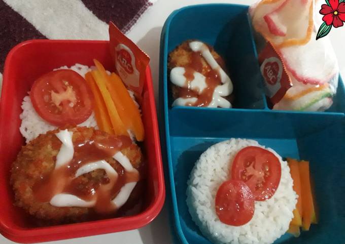 Ikan dalam tahu krispy (bekal sekolah)