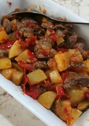 Foto resep Sambal ati ampela kentang