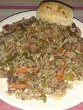 Arroz chino al estilo Venezolano