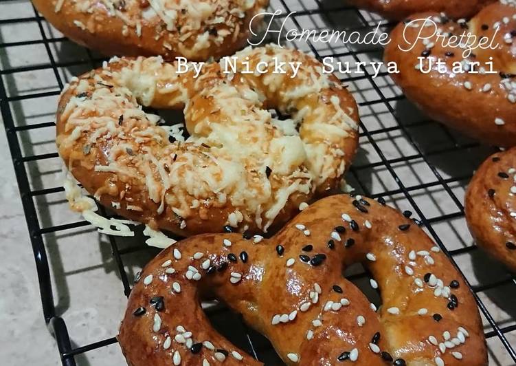 Cara Membuat Soft Pretzel Yang Gurih