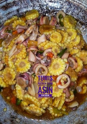 Foto resep TUMIS putren cumi asin
