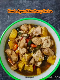 Foto resep #642. Tumis Ayam Tahu Kecap Pedas