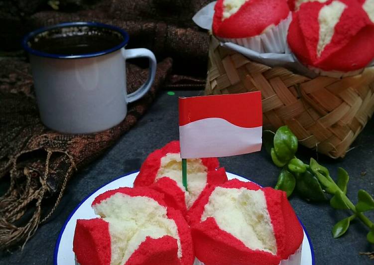 Bolu kukus merah putih