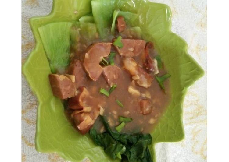 Resep Packoy Siram Cah Rolade Saus Tiram, Enak Banget