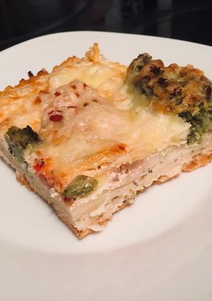 Mediterrán - zöldséges kenyérlángos recept fotója