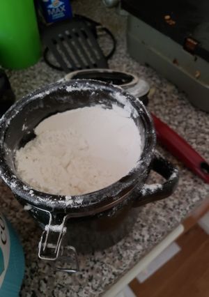 A picture of Homemade pancake and waffle mix.