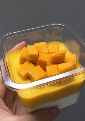 Hình của món Pudding Xoài.