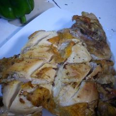 A picture of Oven roasted chicken #AuthorMarathon.
