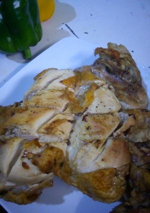 A picture of Oven roasted chicken #AuthorMarathon.