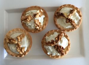 Una foto de Relleno de roquefort para tartaletas saladas