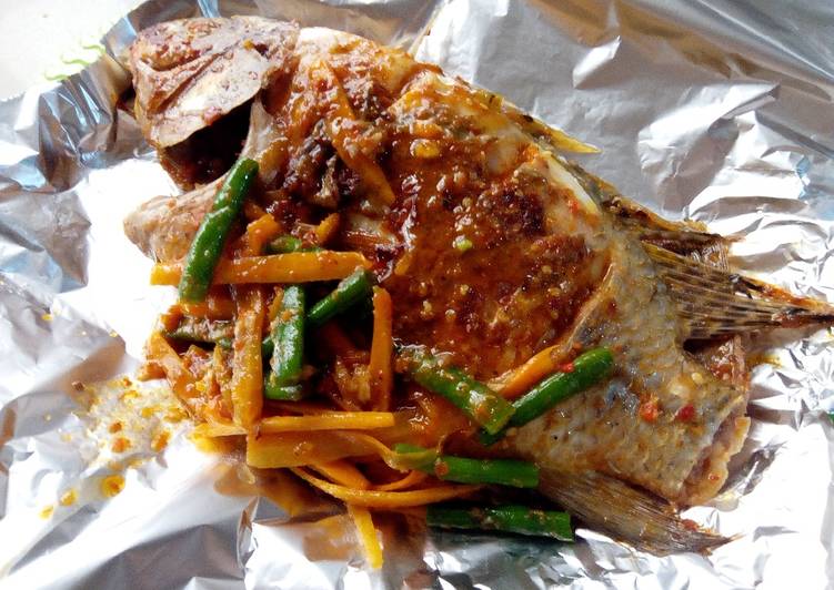 Step-by-Step Guide to Prepare Perfect Spicy veggies tilapia