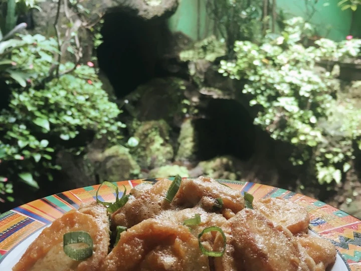Cara Mudah Menyiapkan Resep Tofu saus telur asin yang Menggugah Selera Anti Ribet, Uenak Banget