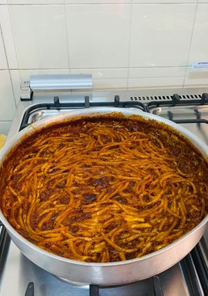 صورة لوصفة معكرونه بالبندوره