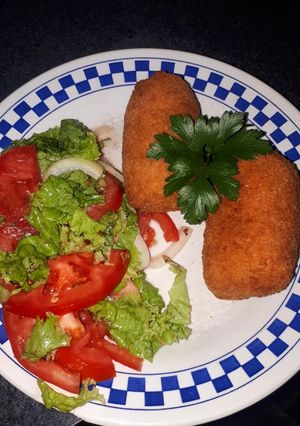 Una foto de 🤫 Croquetas Secretas De Arroz Súper Deliciosas 🥗