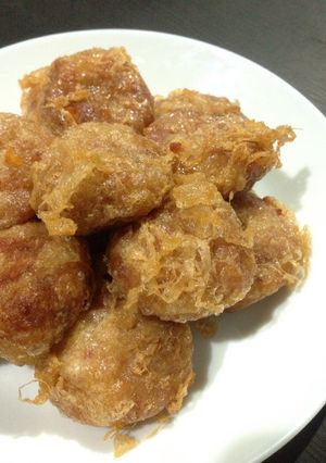 Foto resep Perkedel kentang+kornet lezat dan mudah